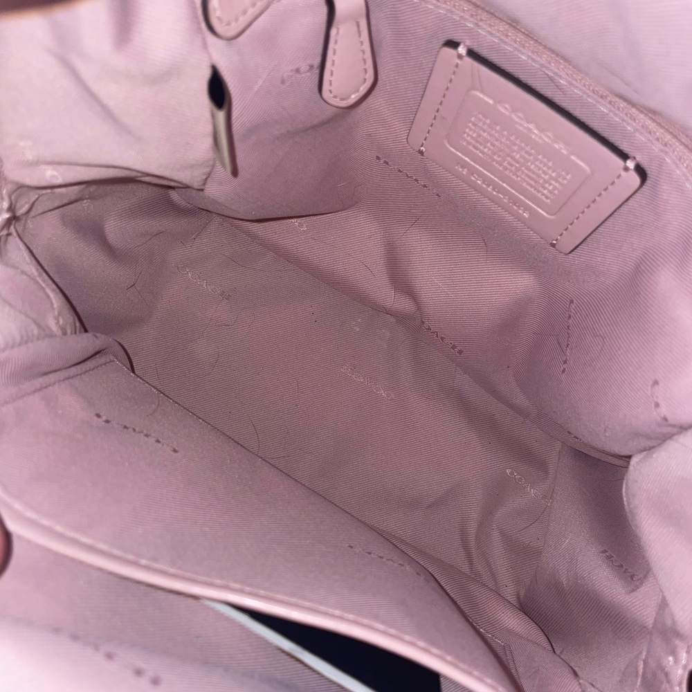 Pink Leather Backpack - Picture 4 of 10
